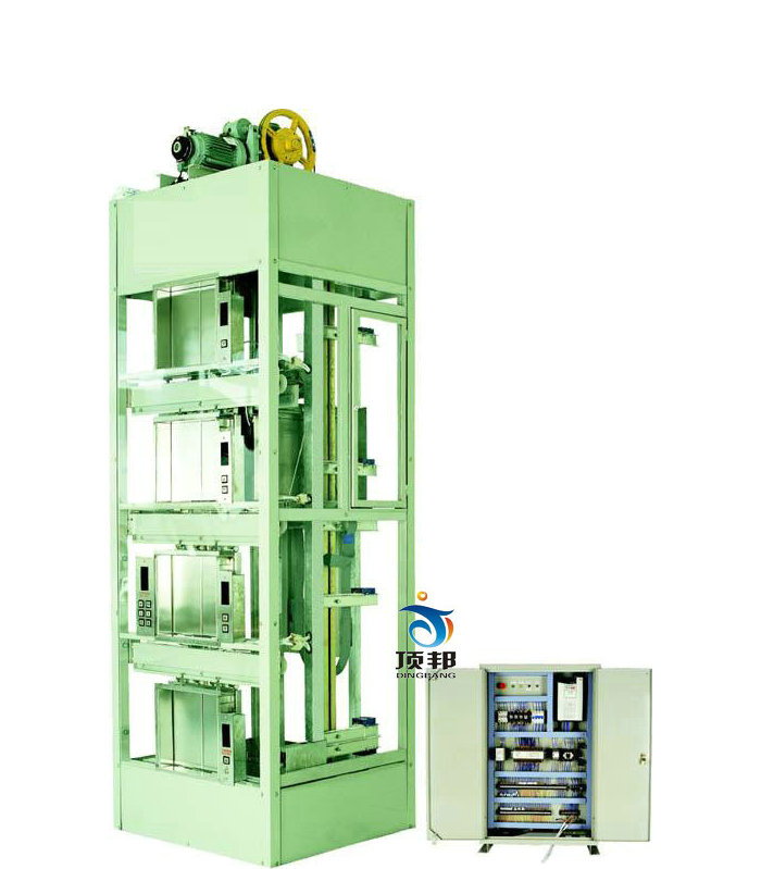 1.2主要参数: 输入电源:AC380V±5%(三相五线) 50Hz 额定电流:2.5A 环境温度:-5~40 相对湿度:≤90%(25) 外形尺寸:980×830×3200mm 变 频 器:FR-A540-0.75KW P L C:日本三菱FX 设备重量:550Kg 配套电梯多媒体教学系统(10合一)(投标时需提供教学系统,未提供者取消投标资格),适应所有的教材,内容丰富并可随意调取。合理地运用多媒体教学系统,可以很大程度上减轻老师讲课的工作量。内容分别