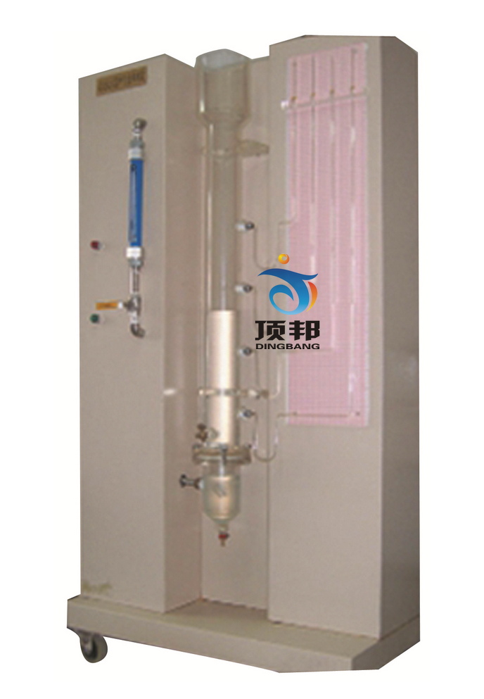 鼓泡反应器中气泡表面积及气含量测定实验装置