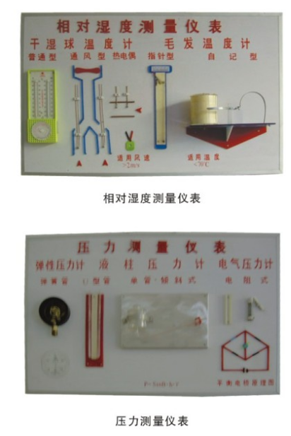温度、湿度、压力、流量示教板