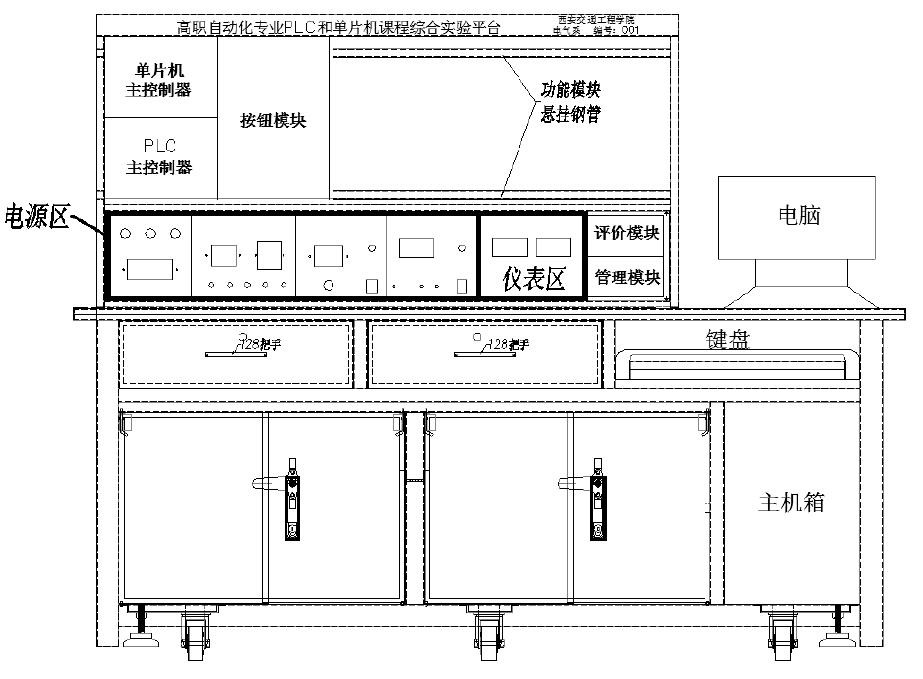 单片机与PLC综合实验平台(图3)