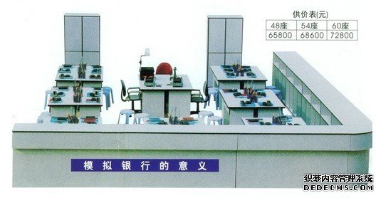 模拟银行实验设备方案