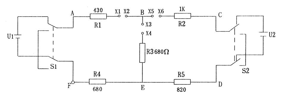 电工电子实验室设备基尔霍夫定律的验证实验(图1)